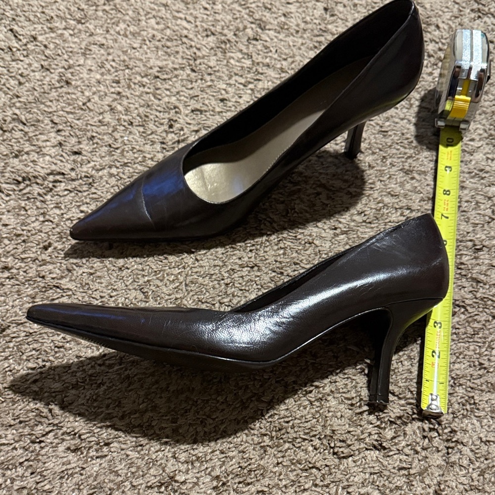 Elegant Dark Brown Women's Heels